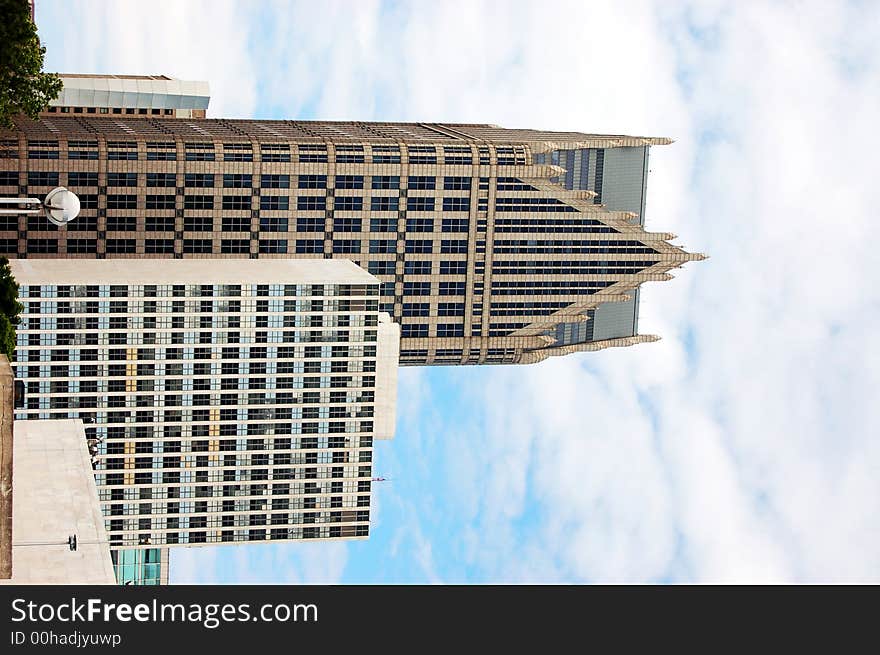 Great City Scene Of Buildings.