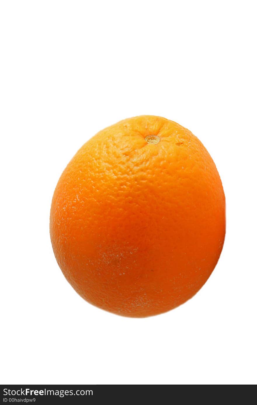 A photo of a ripe orange (healthy dreams)