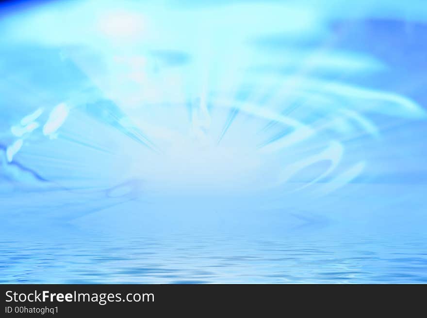 Fantastical water background. Drops, waves, splashes. Fantastical water background. Drops, waves, splashes.