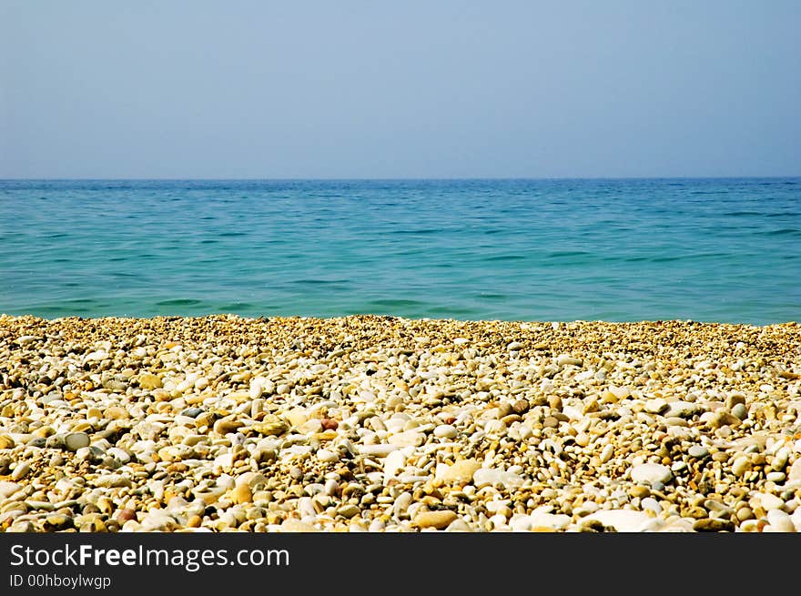 Beautiful, colourful mediterranean background to promote tourist destinations