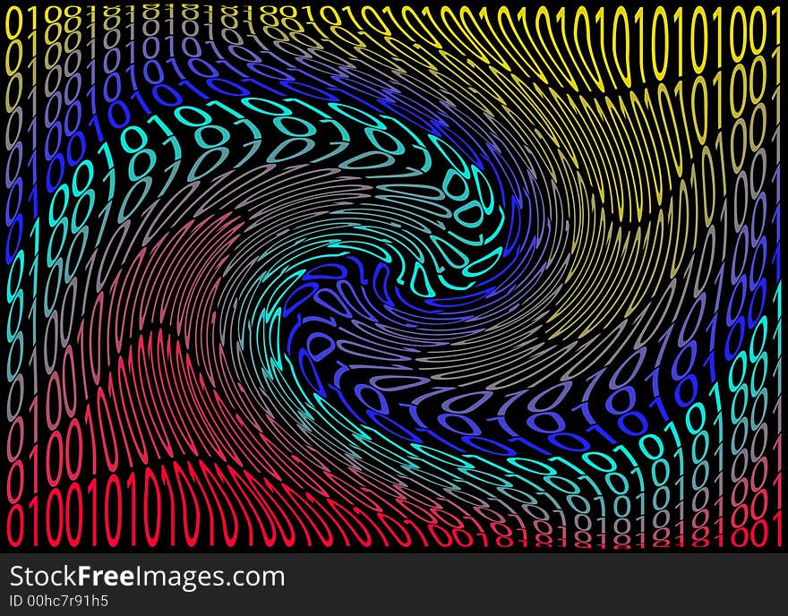 A binary number image that would be suitable for the internet concepts. A binary number image that would be suitable for the internet concepts.