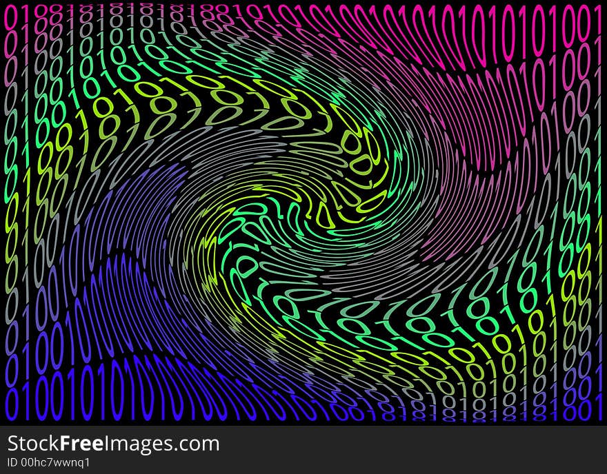 A binary number image that would be suitable for the internet concepts. A binary number image that would be suitable for the internet concepts.