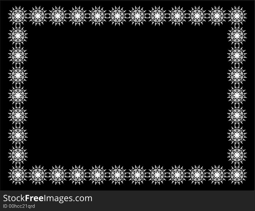 Background illustration with patterned border. Background illustration with patterned border