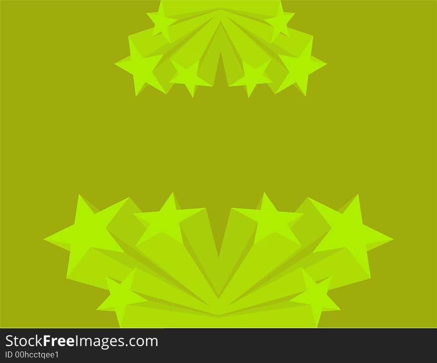 Contemporary style background illustrationwith stars