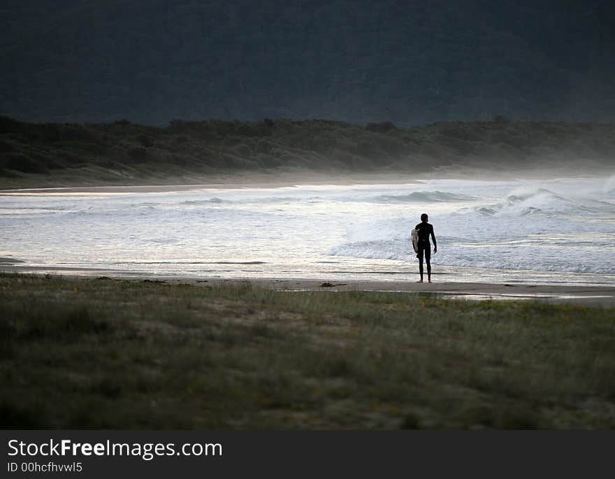 Lone Surfer