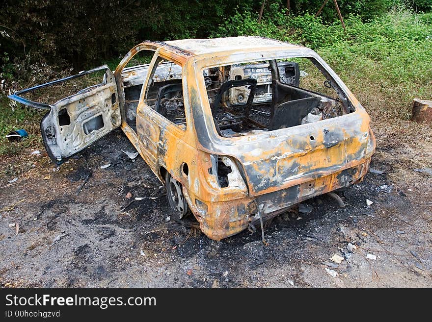 Burnt Out Car