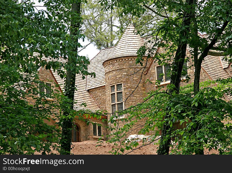 Turret Through Trees