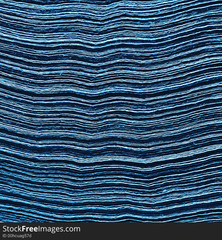 Abstract background - stack of blue napkins