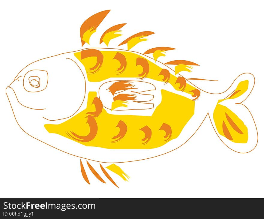 Funny Yellow Fish