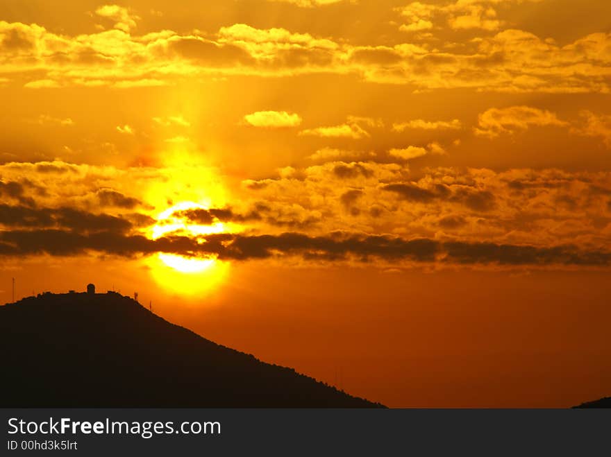 Sun light in Provence (French Riviera). Sun light in Provence (French Riviera)