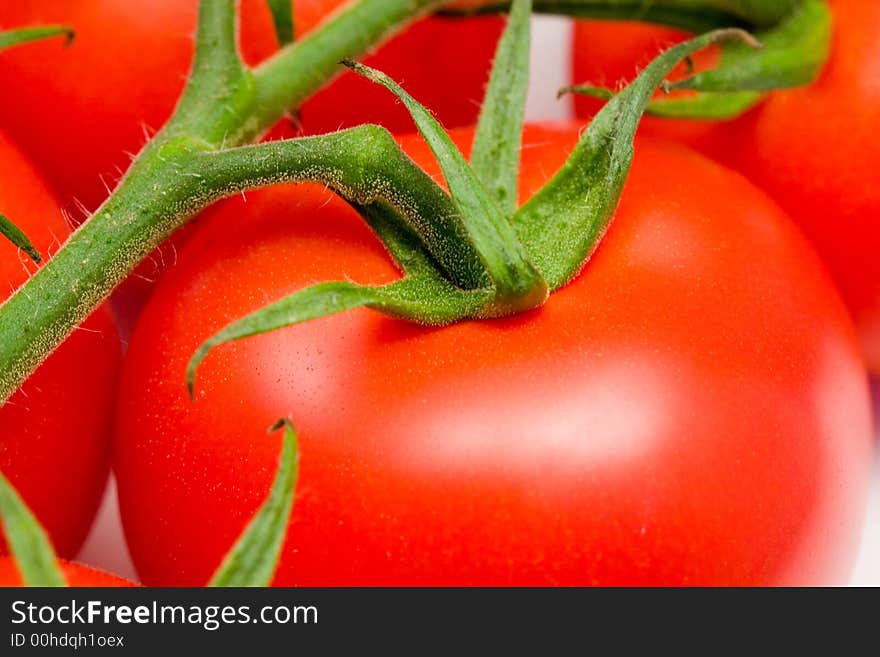 Close-up of red tomatoes