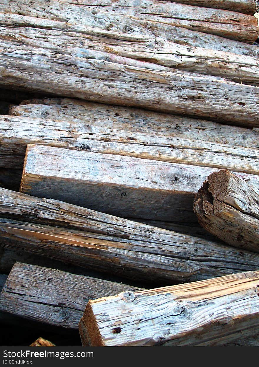 Wood beam pile abstact texture. Wood beam pile abstact texture