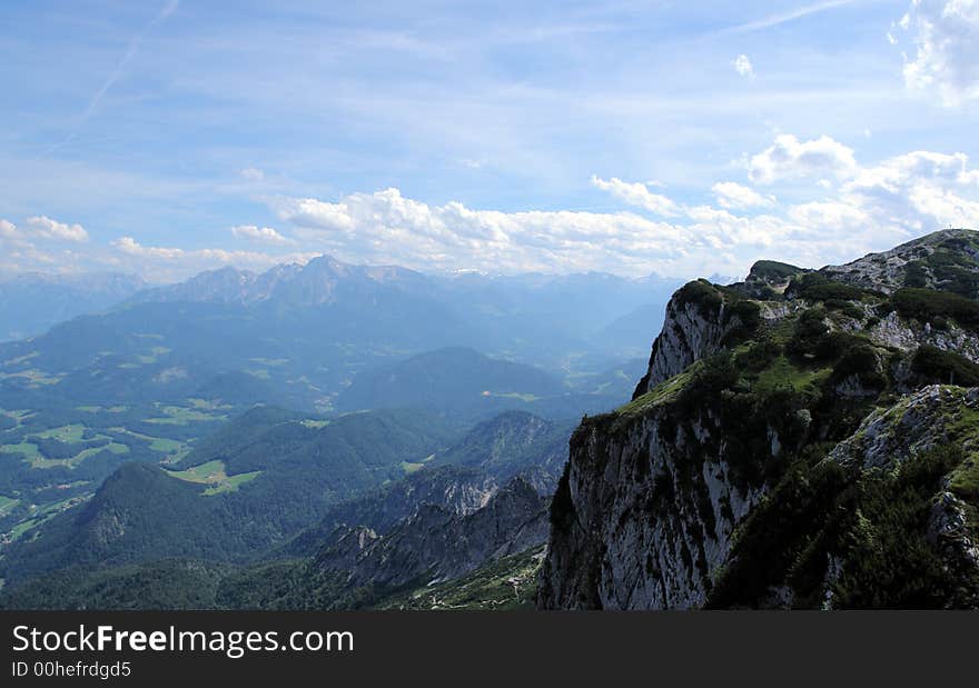 Landscape In Alpes (Austria )