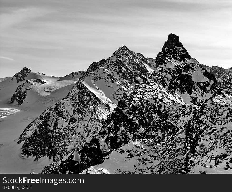 Peaks of French Alps