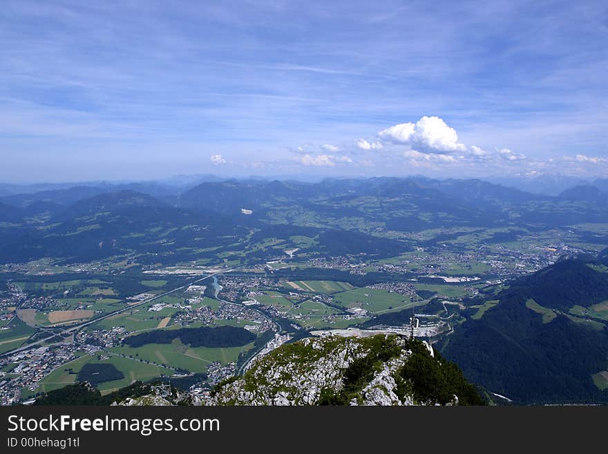 Austria.Landscape In Alpes.