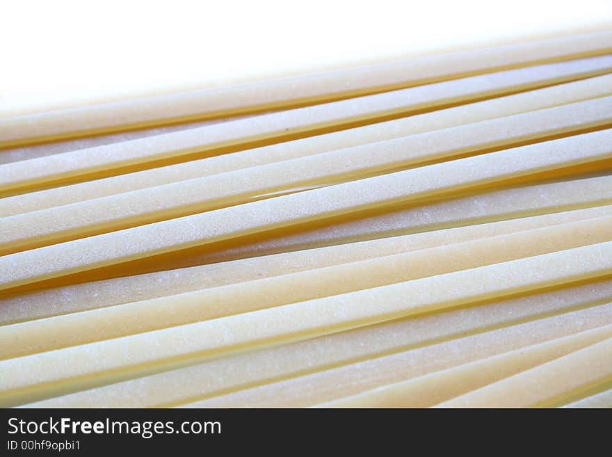 Pasta Linguine Closeup