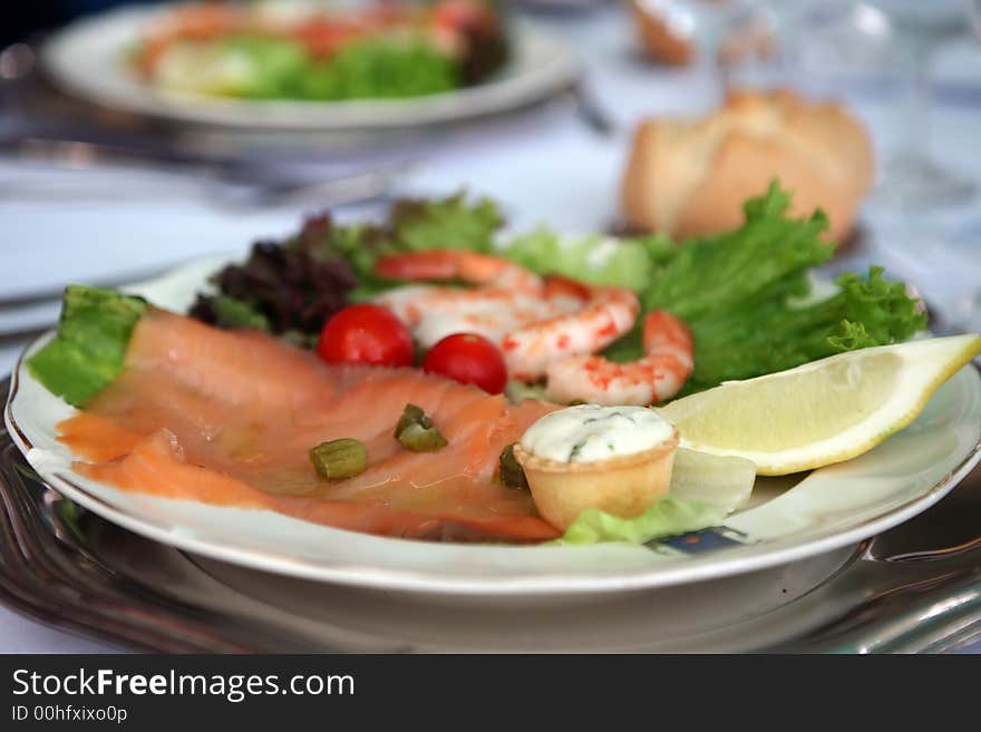 Salmon salad