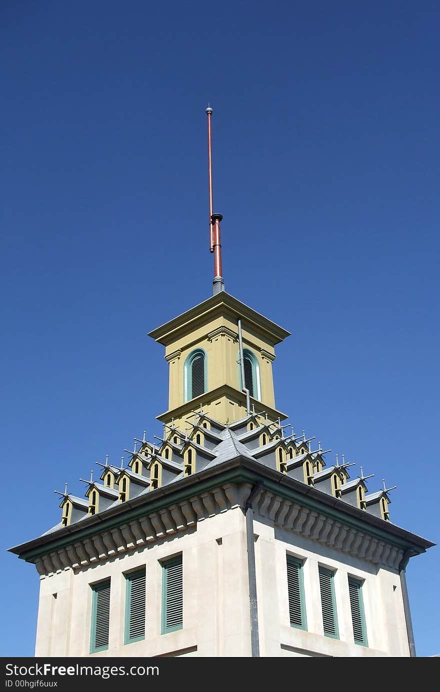 An ornate home for pigeons. An ornate home for pigeons.