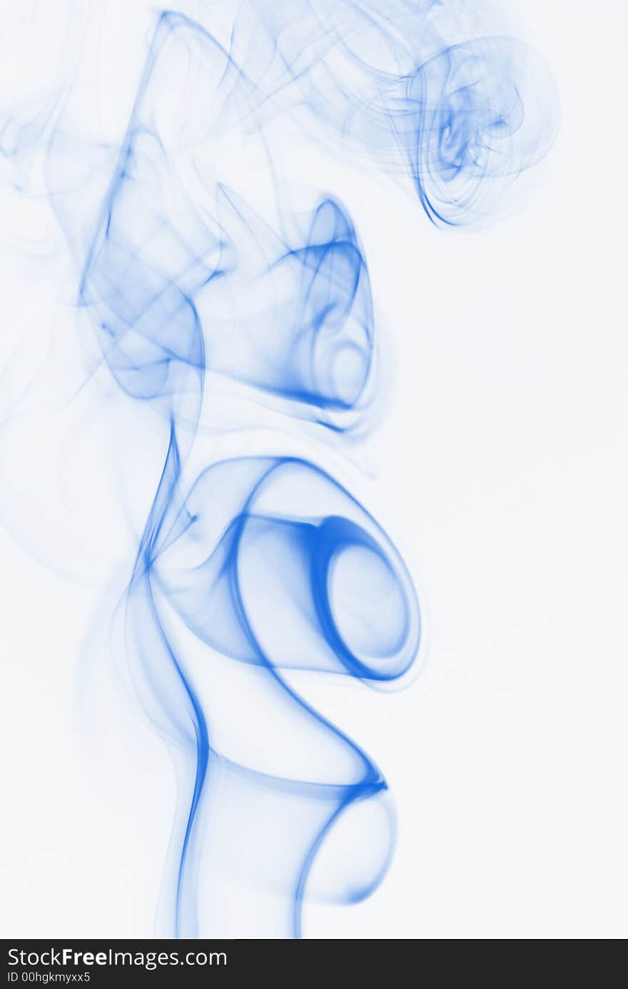 Image of smoke with abstract shapes. Image of smoke with abstract shapes