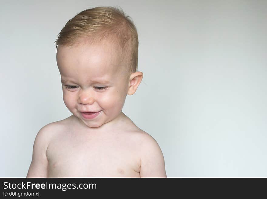 Image of a cute laughing toddler