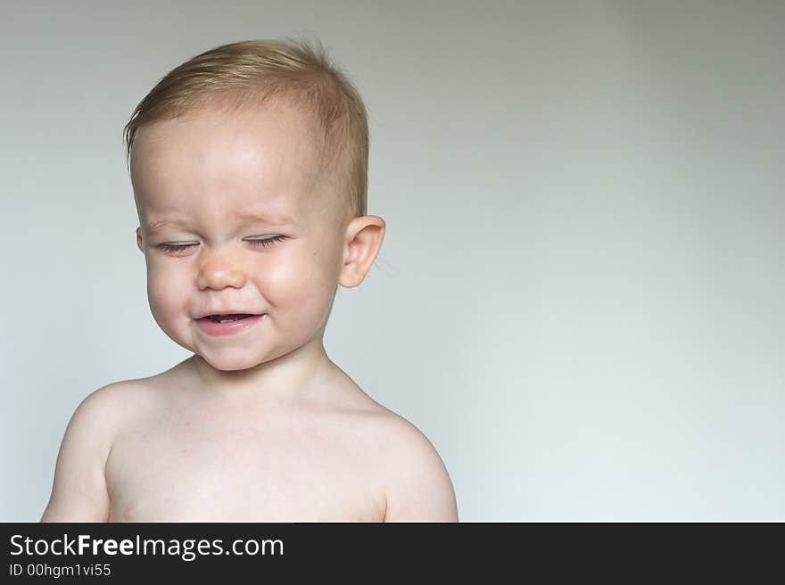 Image of a cute laughing toddler