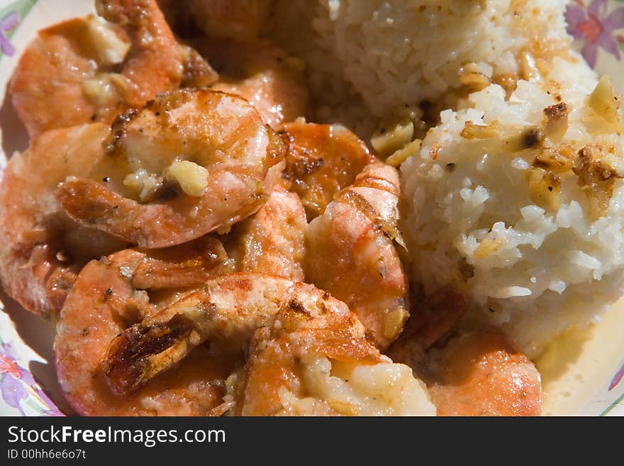 Shrimps And Rice