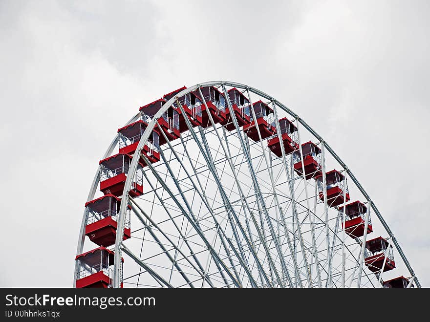 Large ferris wheel