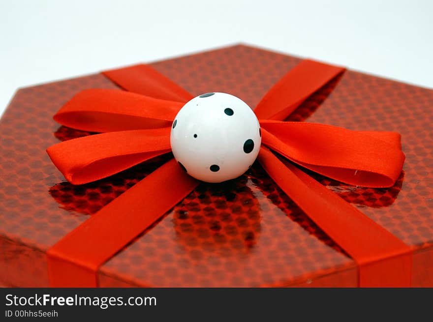 Christmas gift present with white background. Christmas gift present with white background