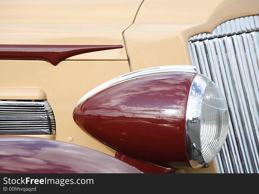 Classic car detail