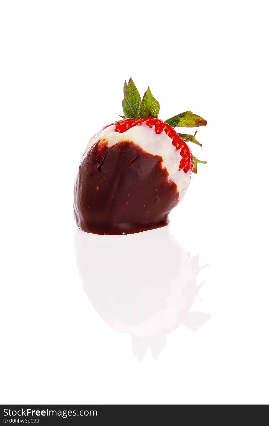 Strawberries in chocolate