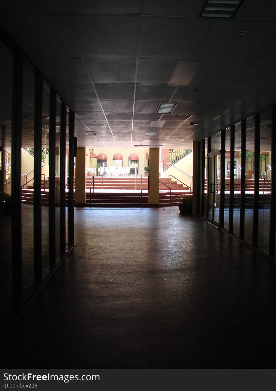 Reflective Hallway