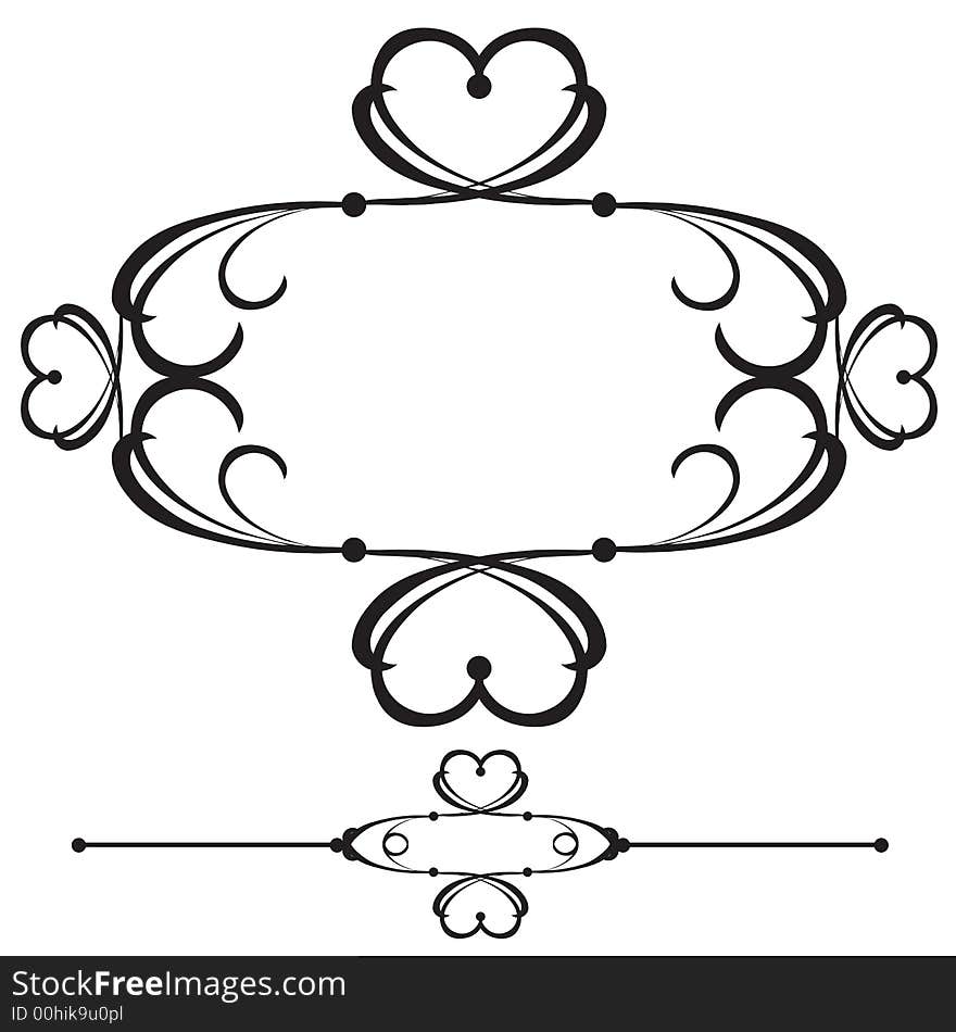 Ornamental Bar Line Divider 38