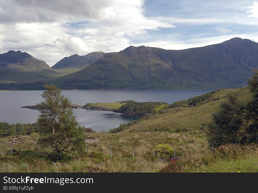 Upper Loch Torridon from road to Shieldaig