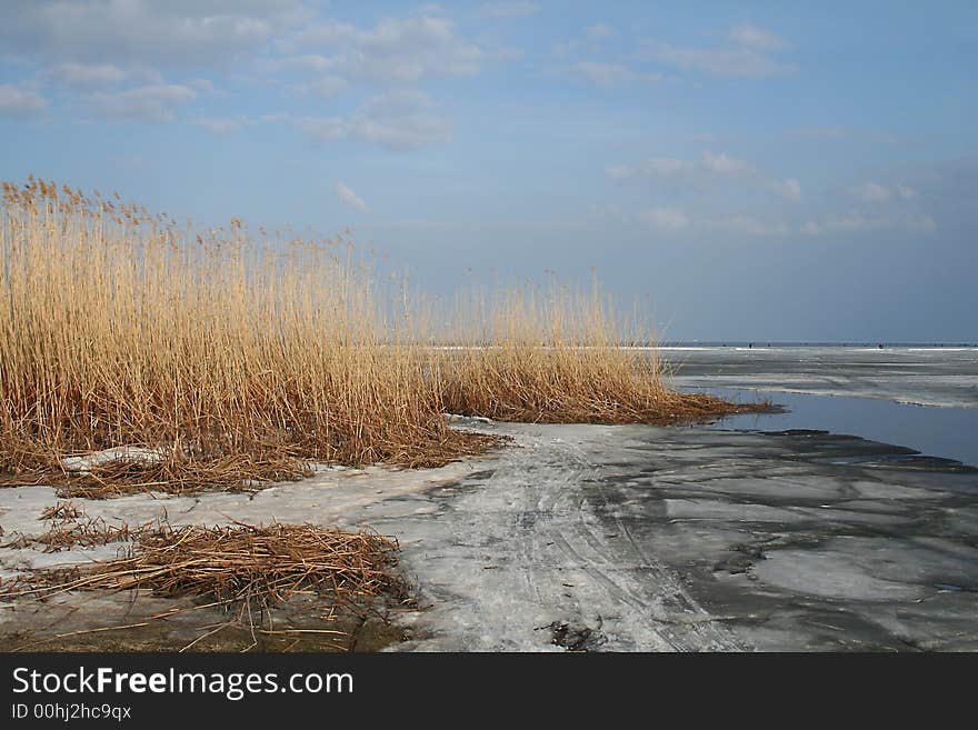 This picture taken in estonia country. peipsi lake.