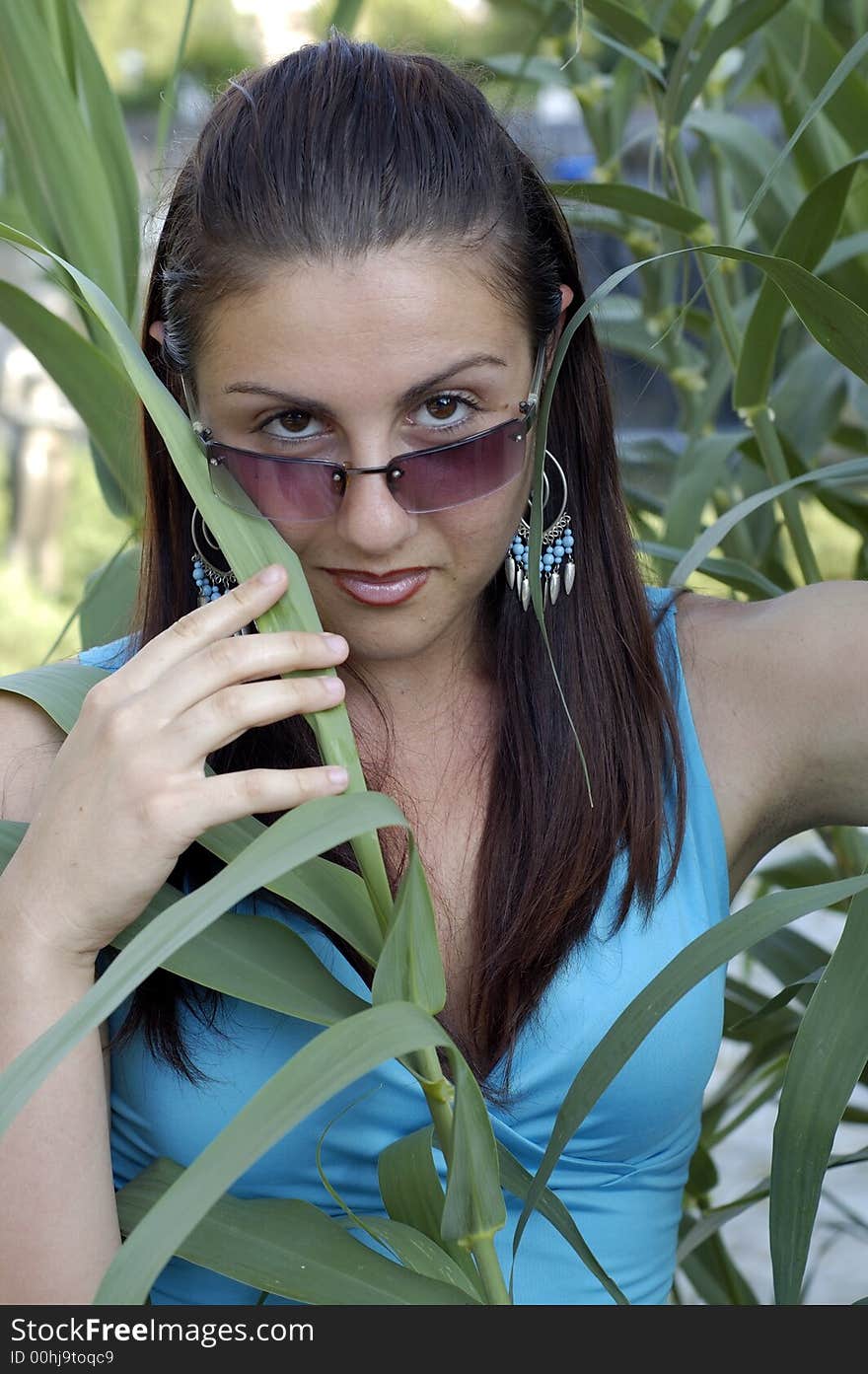 Girl in sunglasses