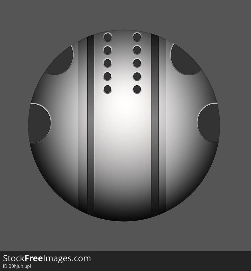 The techno-ball background ball grey illumination interface openings techno with