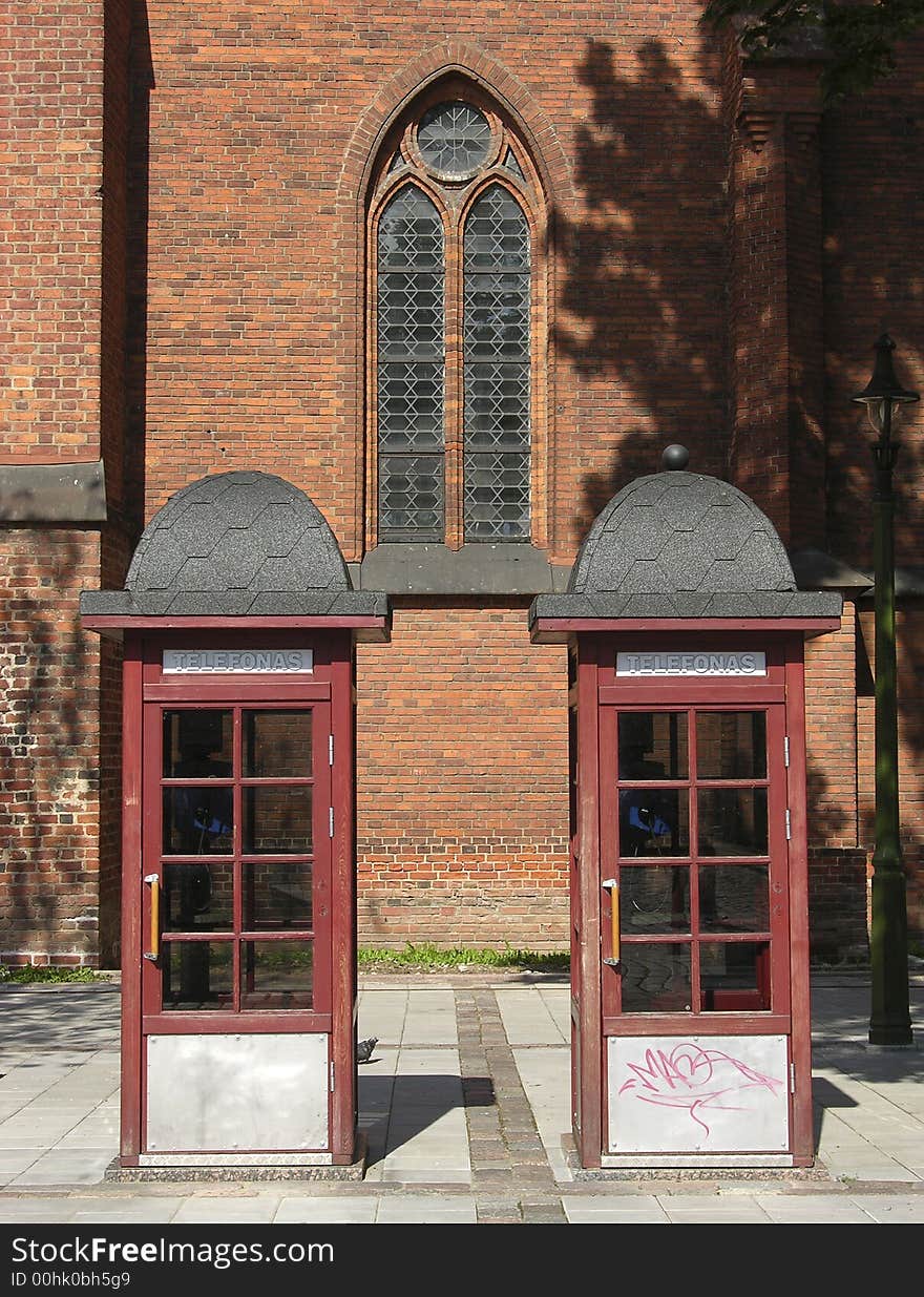 Two Telephone Booths