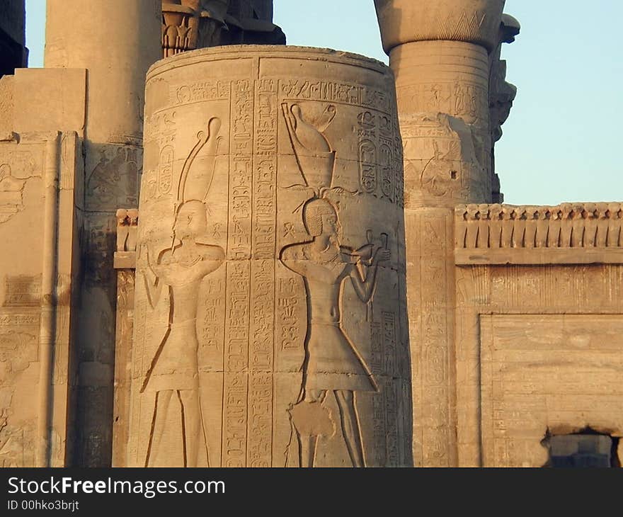 Temple at Edfu Egypt