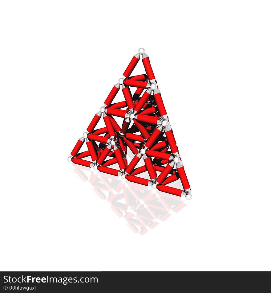 A virtual representation of strength utilizing the triangle, the most structurally sound shape in nature. A virtual representation of strength utilizing the triangle, the most structurally sound shape in nature.