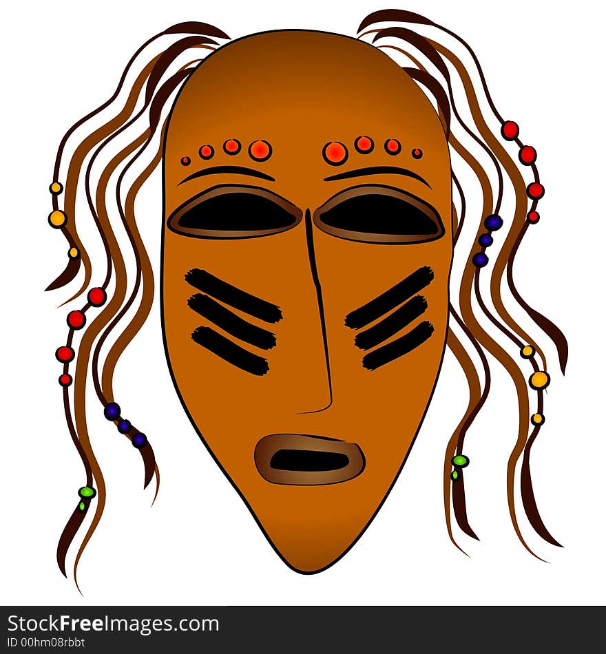 Ancient Tribal Face Mask