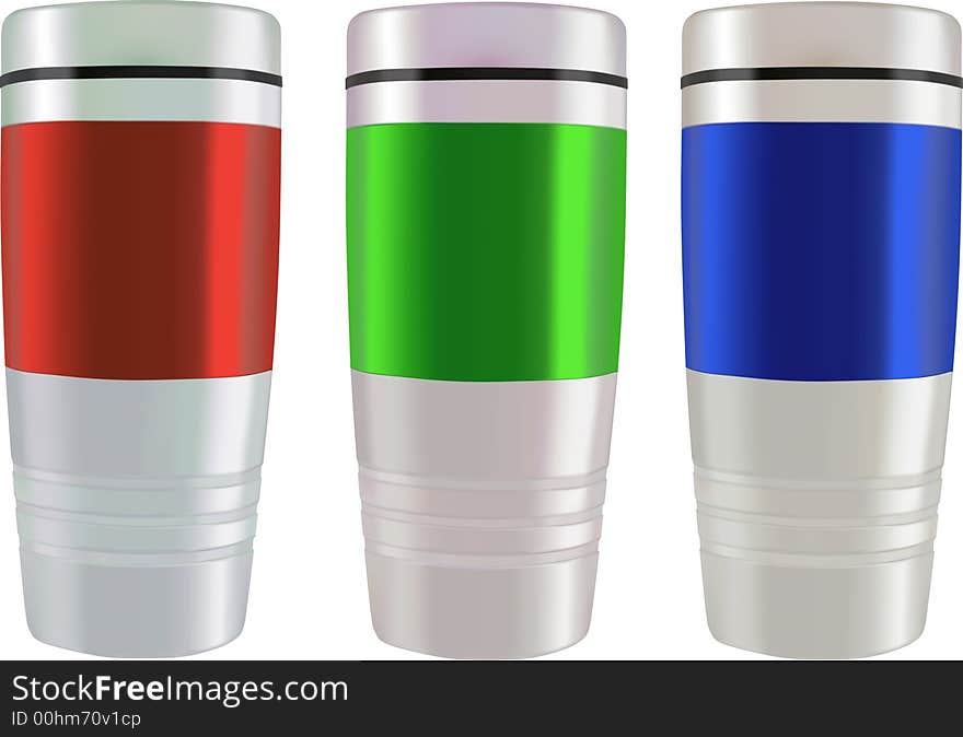 Mugs - Vector Illustration