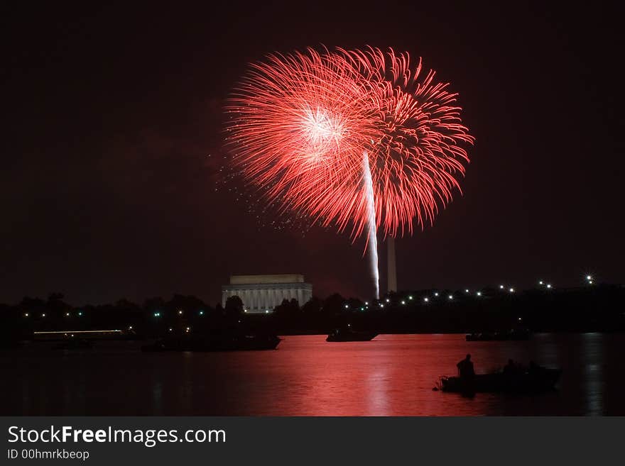 Fireworks, Washington DC, July 4th, 2007