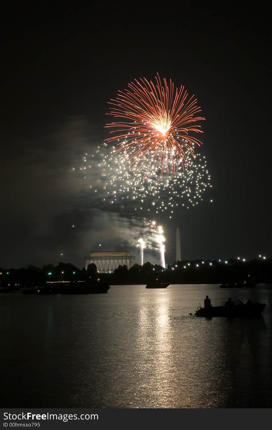 Fireworks, Washington DC, July 4th, 2007