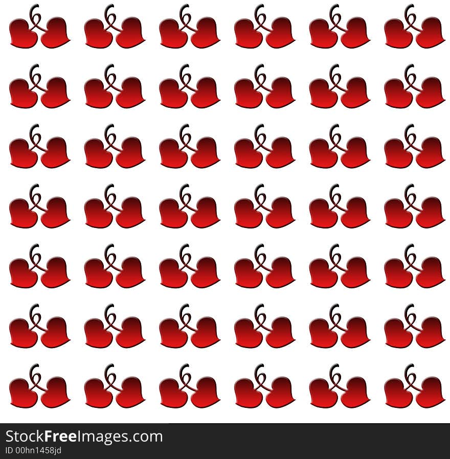 Patterns of hearts for wrapping paper and backgrounds