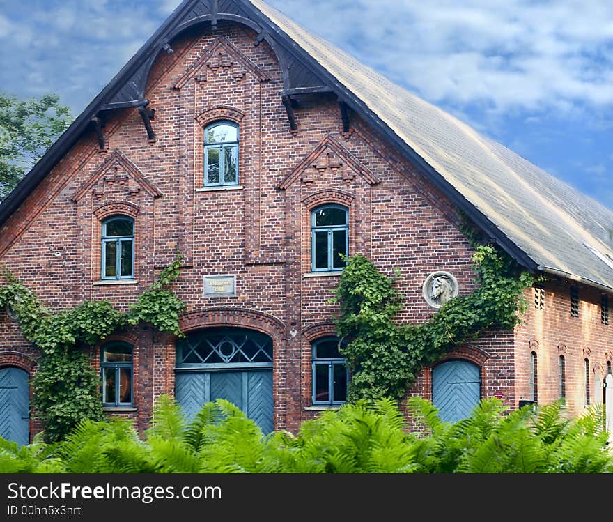 Old house from 1900 in Germany