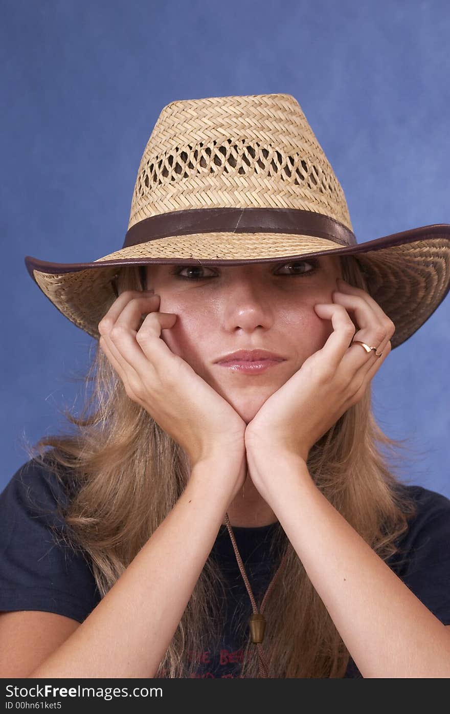 Woman And A Cowgirl Hat