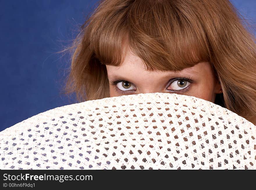 Sexy woman in a studio