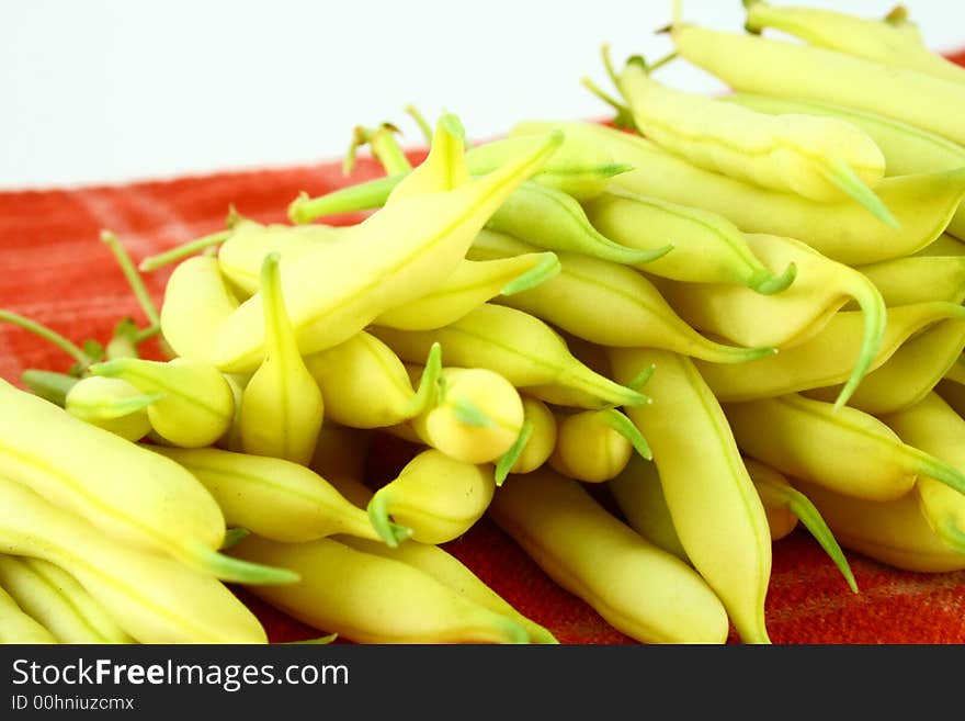 String yellow beans