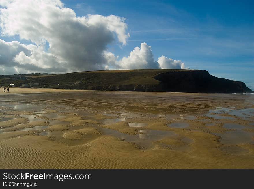 Patterns on the sand