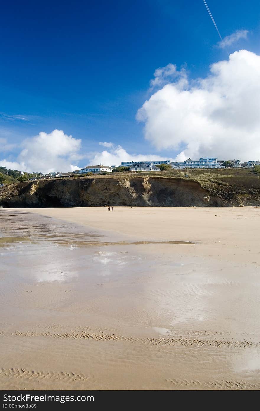 Tracks on the sand